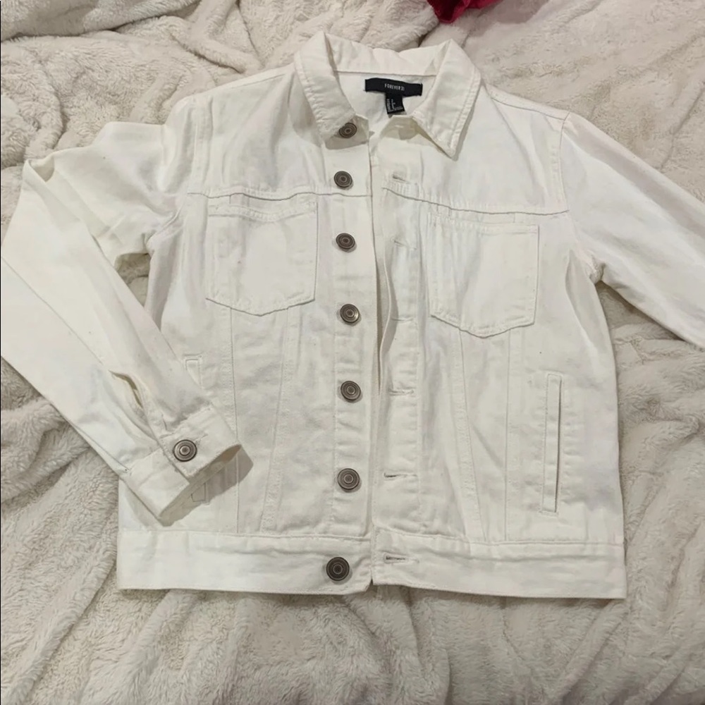 White Jean Jacket